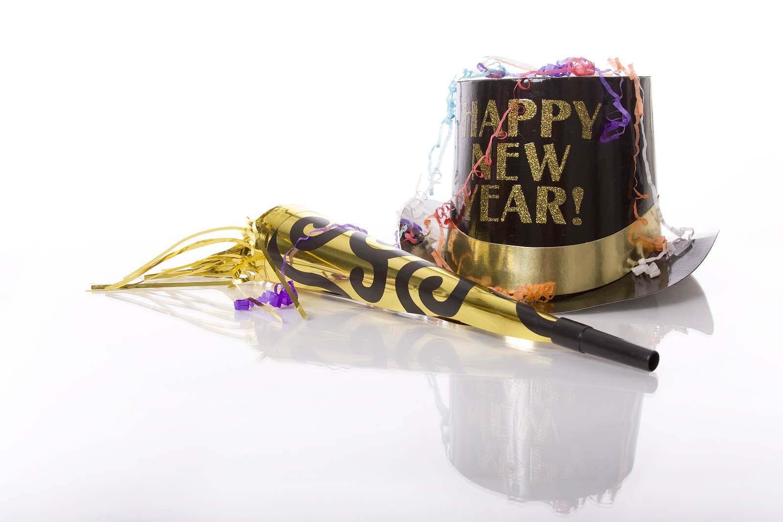 New years hat and party horn. Setting resolutions can cause pressure but stress counseling in Tigard, OR can help. Learn more about your options for anxiety therapy, depression treatment and codependency counseling with a  therapist Tigard, OR 97223. 