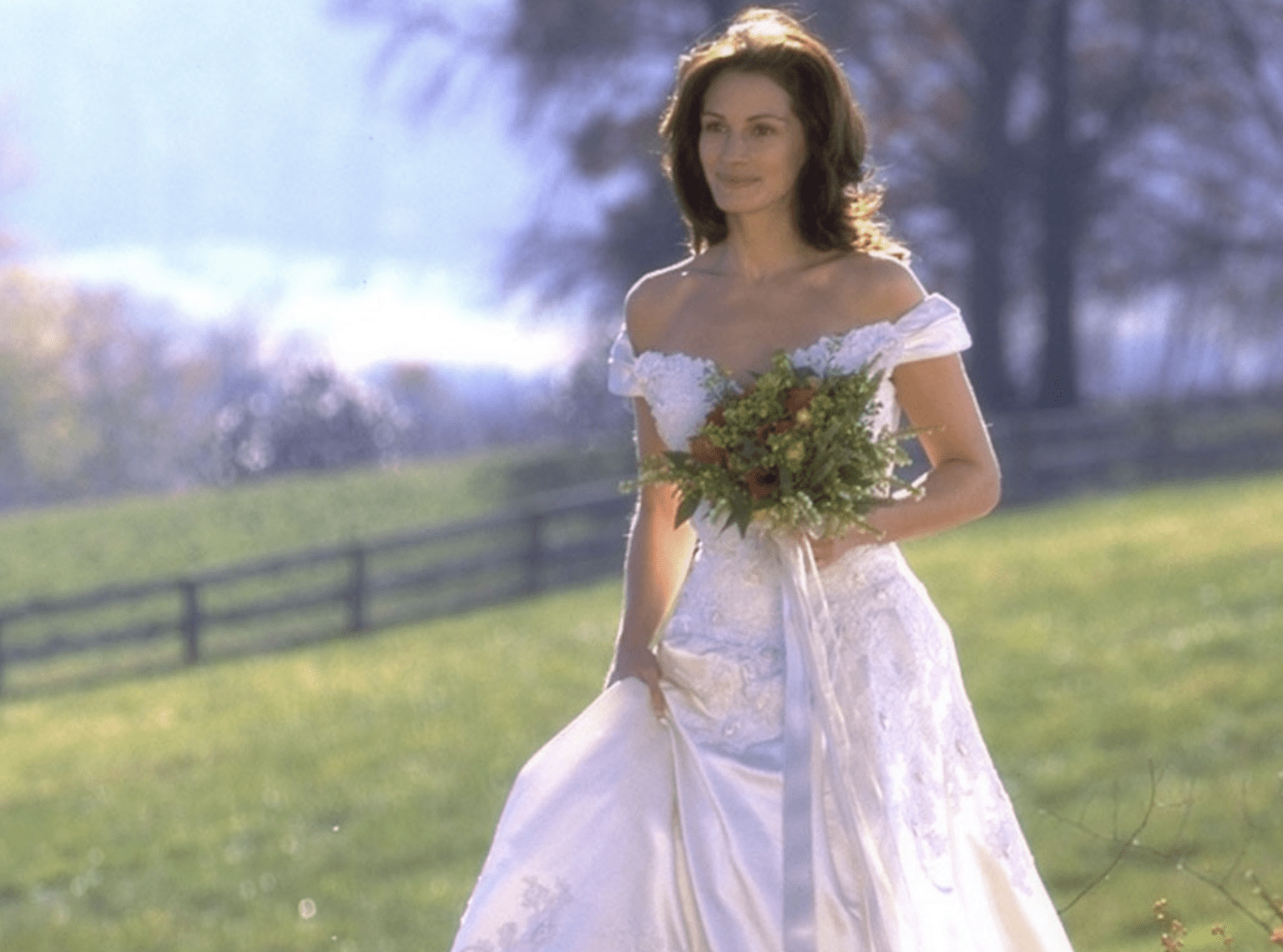 Image of Julia Roberts in Run away bride which shows the benefits of moving forward in life with the help of an online therapist in Oregon. If you have life or relationship streuggles stress counseling or online therapy Oregon can help.